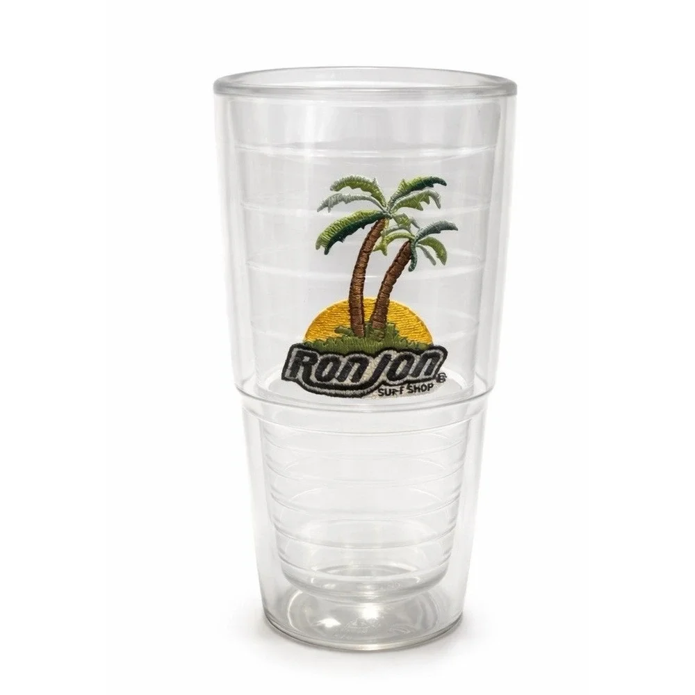 Ron Jon Surf Shop Palm Trees 24oz Tervis Tumbler Travel Cup NO LID‎